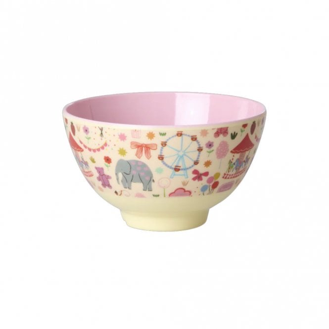 Rice Pink Fun Fair Children's Melamine Small Bowl