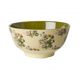 Retro Bouquet Melamine Medium Bowl