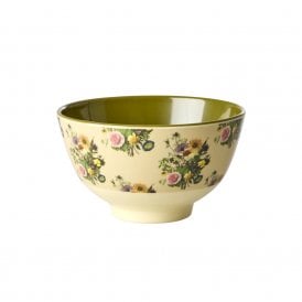 Retro Bouquet Small Melamine Bowl