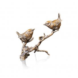 Limited Edition Bronze Wren Pair