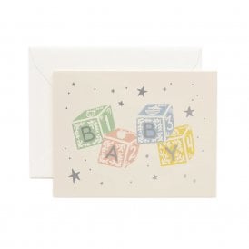Baby Blocks Card