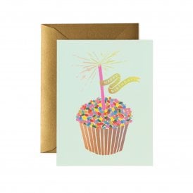 Cupcake Happy Birthday Card