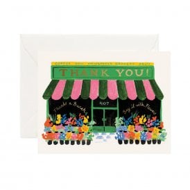 Flower Shop Thank You Card