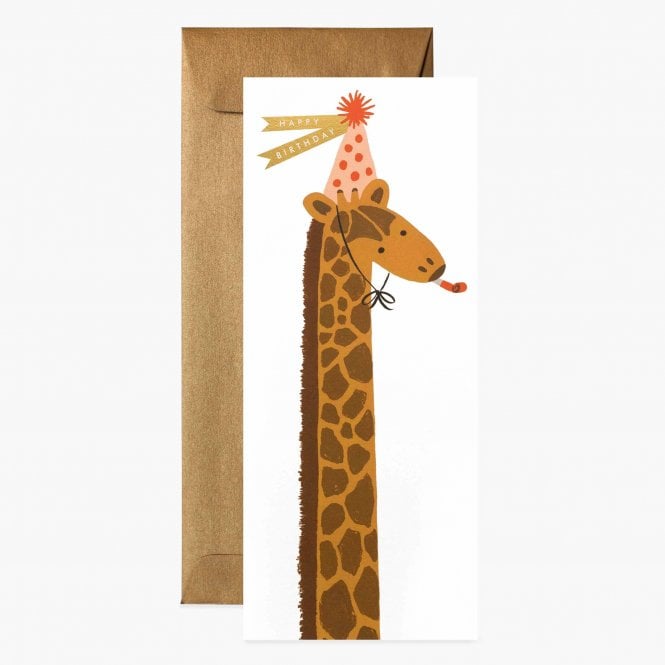Rifle Paper Co. Giraffe Happy Birthday Card