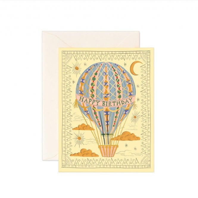 Rifle Paper Co. Hot Air Balloon Birthday Card
