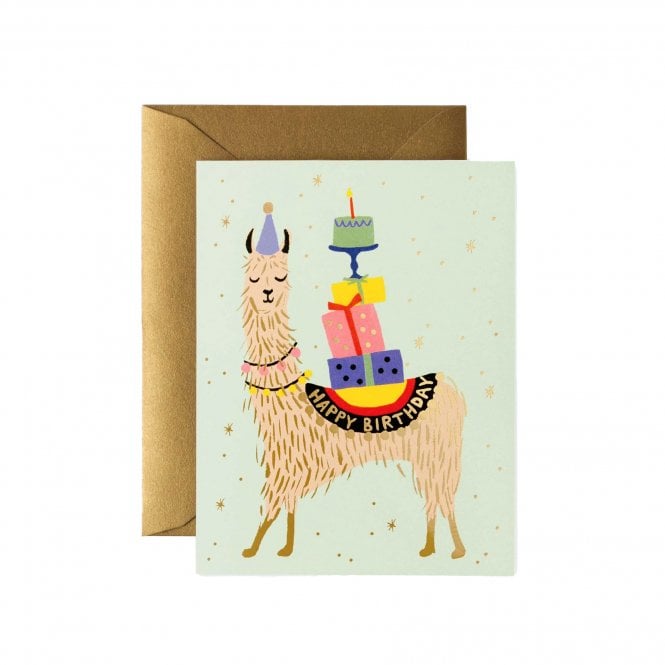 Rifle Paper Co. Llama Birthday Card