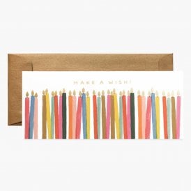 Make a Wish Candles Birthday Card