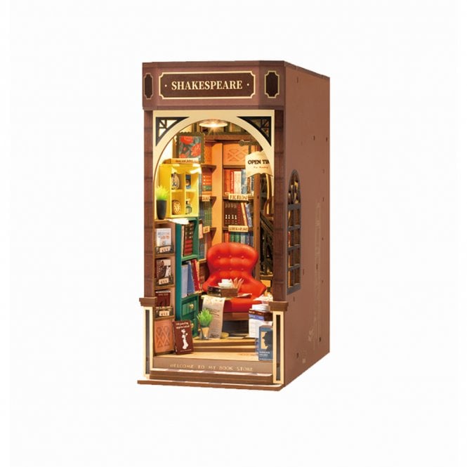Robotime Bookstore Book Nook DIY Craft Model Kit