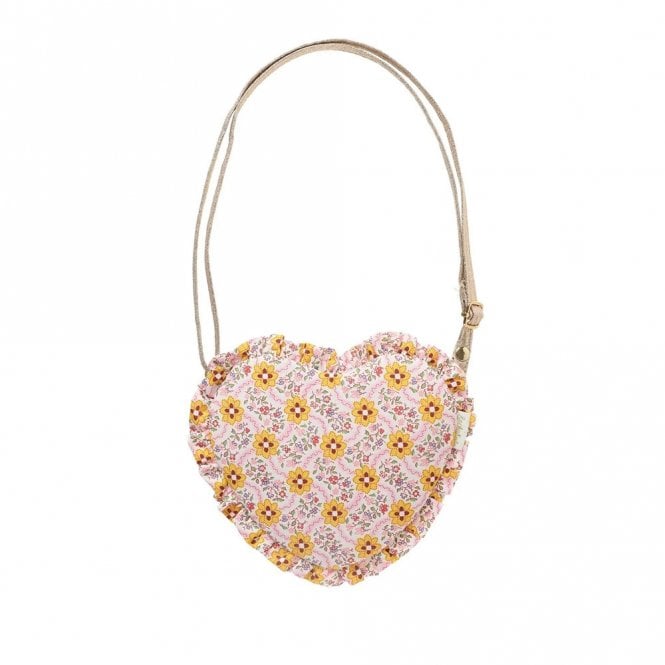 Rockahula Kids Cottage Floral Ruffle Heart Bag
