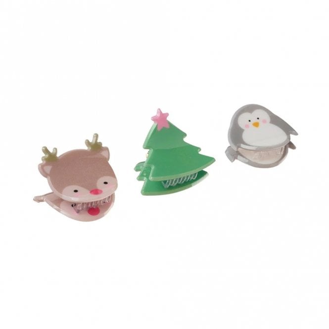 Rockahula Kids Festive Christmas Claw Clips 3 Pack