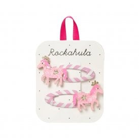 Pink Pony Hair Clips