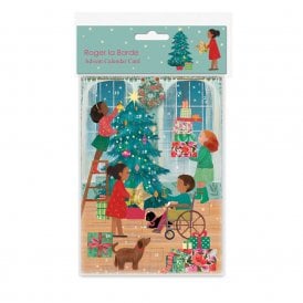 A Christmas Party Advent Calendar Card