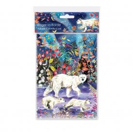 Aurora Bears Advent Calendar Card