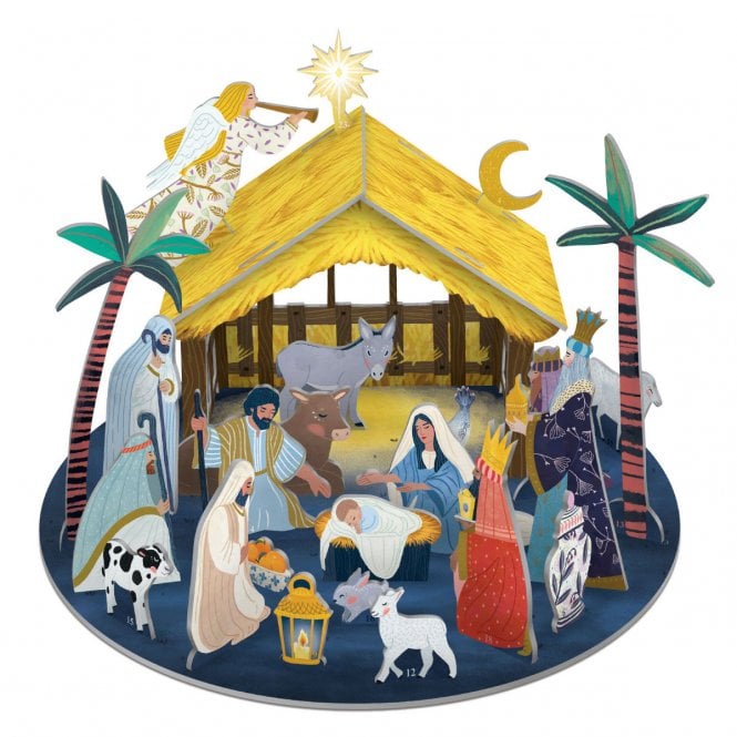 Roger la Borde Away in a Manger Pop & Slot 3D Advent Calendar