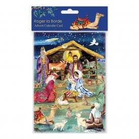 Christmas Story Advent Calendar Card