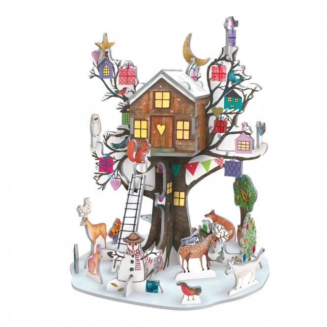 Roger la Borde Christmas Treehouse Petite Pop & Slot 3D Advent Calendar