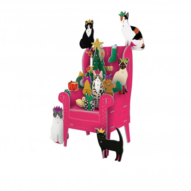 Roger la Borde Cosy Cats Pop & Slot 3D Advent Calendar