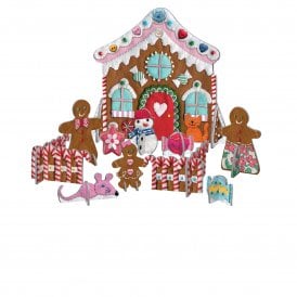 Gingerbread House Pop & Slot 3D Festive Scene Decoration