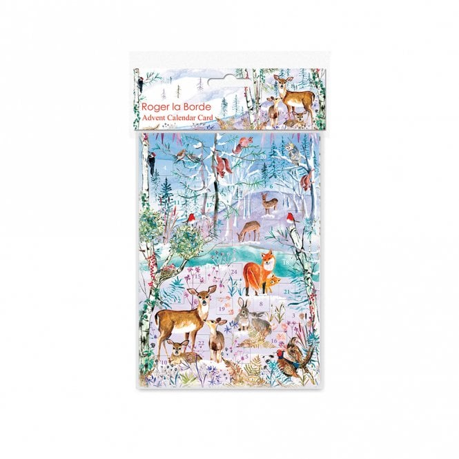 Roger la Borde Wild Winter Songs Advent Calendar Card