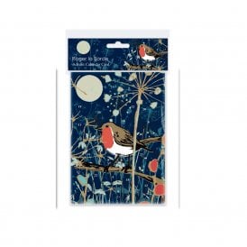 Winter's Tale Robin Advent Calendar Card