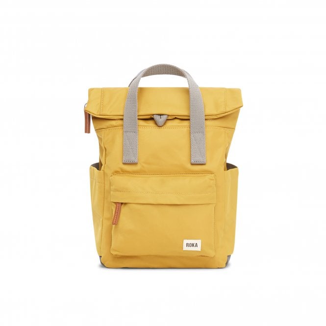 ROKA London Canfield B Corn Small Recycled Nylon Rucksack