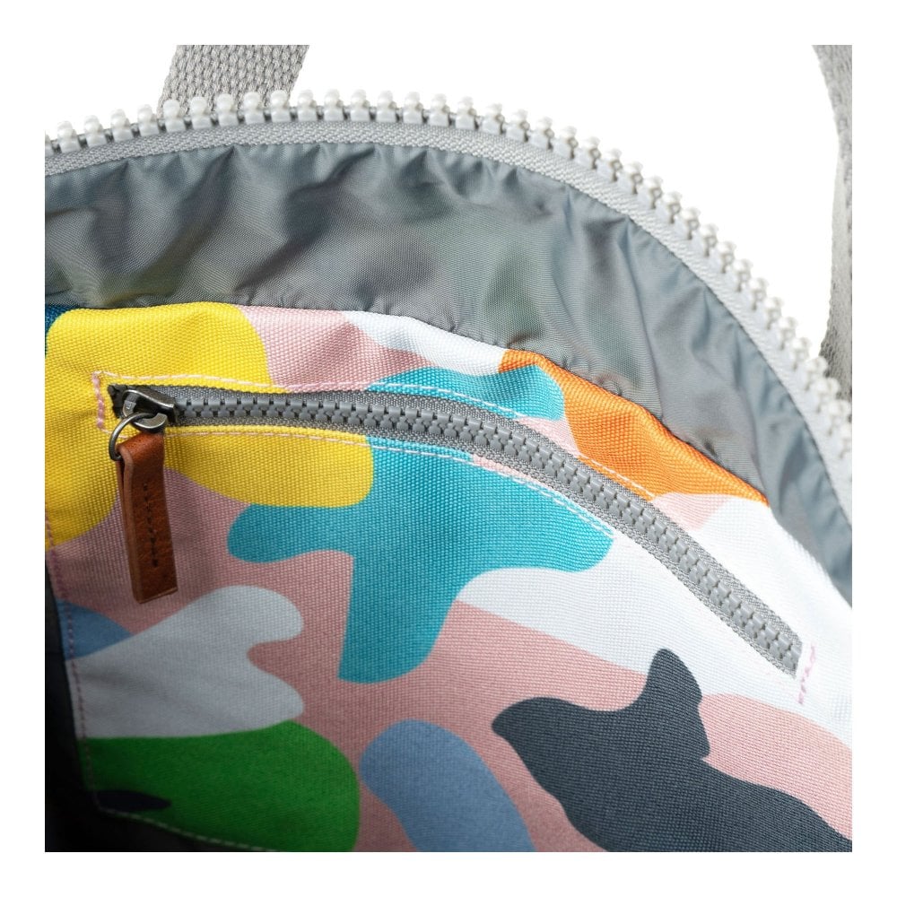 ORI London Canfield B Medium Mellow Camo Recycled Travel School Backpack NEW ORI Canfield B Sustainable Backpack - Mello Camo (Canvas  main image 3