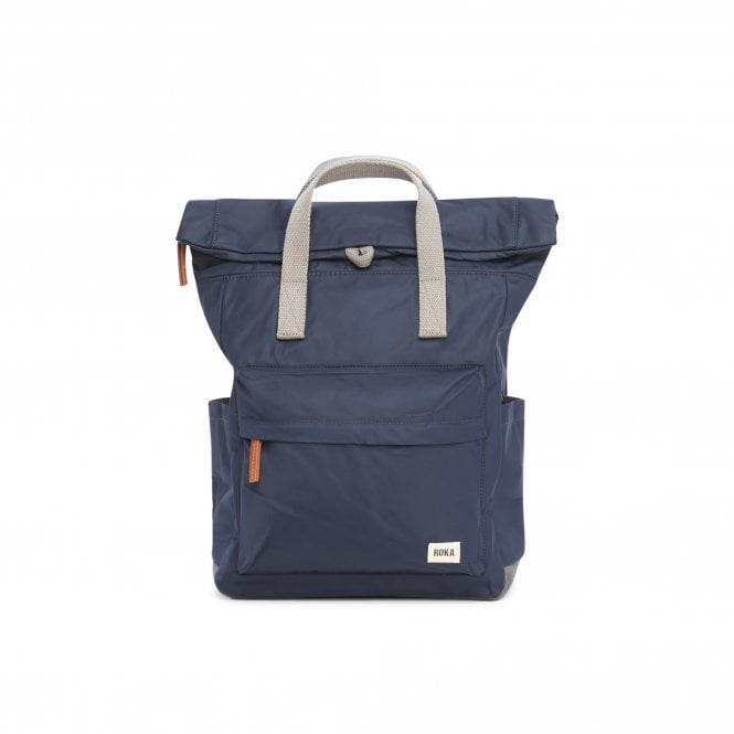 ROKA London Canfield B Midnight Medium Recycled Nylon Rucksack