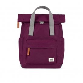 Canfield B Royal Burgundy Small Recycled Canvas Rucksack