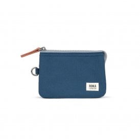 Carnaby Deep Blue Recycled Canvas Small Wallet