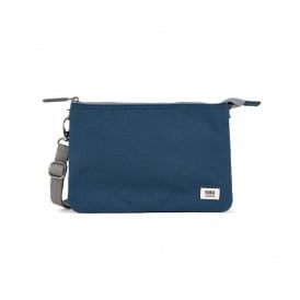 Carnaby Deep Blue Recycled Canvas XL Crossbody Bag