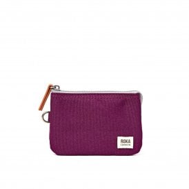 Carnaby London Cherry Lacquer Recycled Canvas Small Wallet