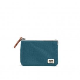 Carnaby London Teal Recycled Canvas Small Wallet