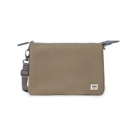 Carnaby Taupe Recycled Canvas XL Crossbody Bag