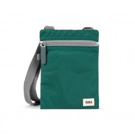 Chelsea Teal Recycled Nylon Sling Pocket Bag