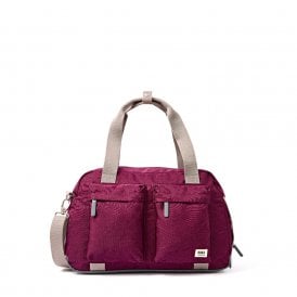 Gatwick Cherry Lacquer Small Recycled Canvas Travel Bag