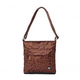 Kennington B Mini Leopard Recycled Canvas Crossbody Bag