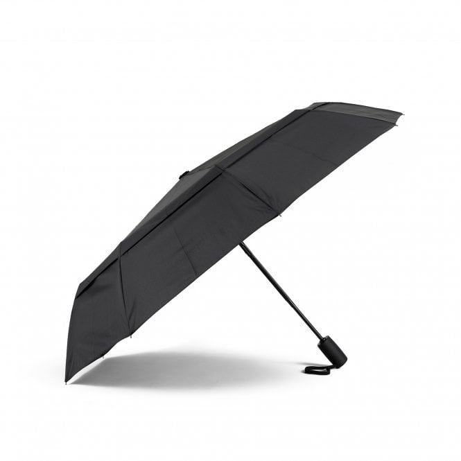 ROKA London Waterloo Black Recycled Nylon Umbrella
