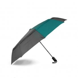 Waterloo Black/Teal Recycled Nylon Umbrella