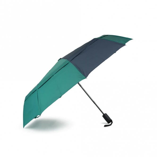 ROKA London Waterloo Teal/Midnight Recycled Nylon Umbrella