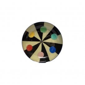 Benson's Colour Hexagon Round Enamel Trinket Tray