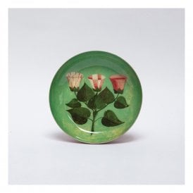 Festival of Flowers Round Enamel Trinket Tray