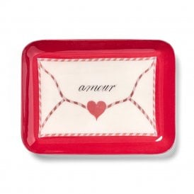 Love Letter Rounded Rectangle Small Tray