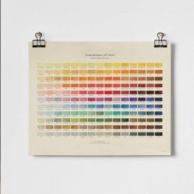 Nomenclature of Colours A3 Unframed Print