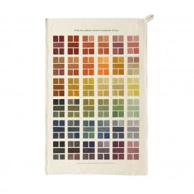 Watercolour Swatched Tea Towel