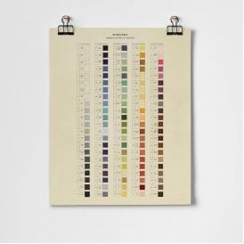 Werners Nomen of Colours A3 Unframed Print