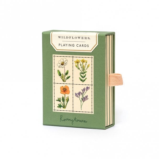 Roomytown Wildflowers Playing Cards