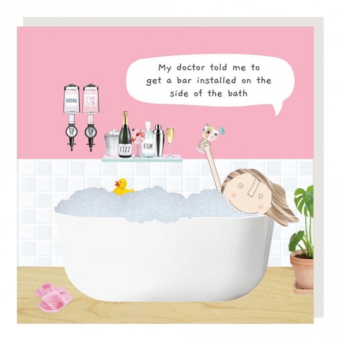 Rosie Made A Thing Bath Bar Card