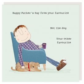 Dog Favourite Father's Day Card