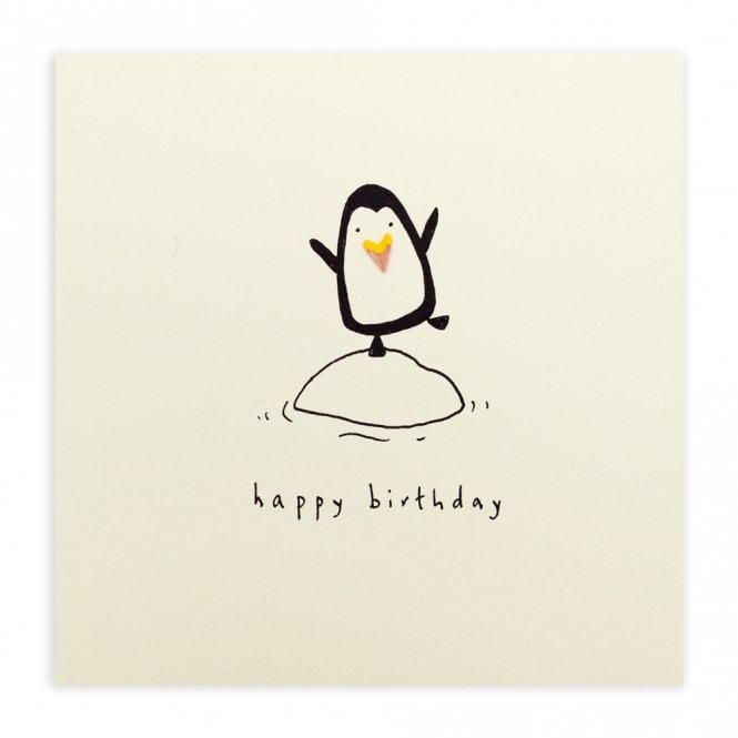 Ruth Jackson Birthday Penguin Pencil Shavings Card