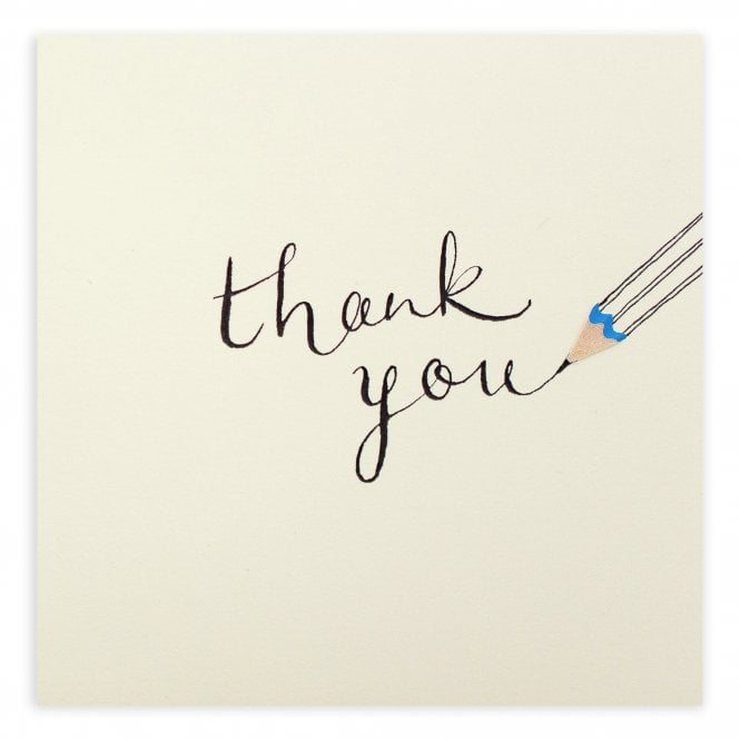 Ruth Jackson Thank You Pencil Shavings Card